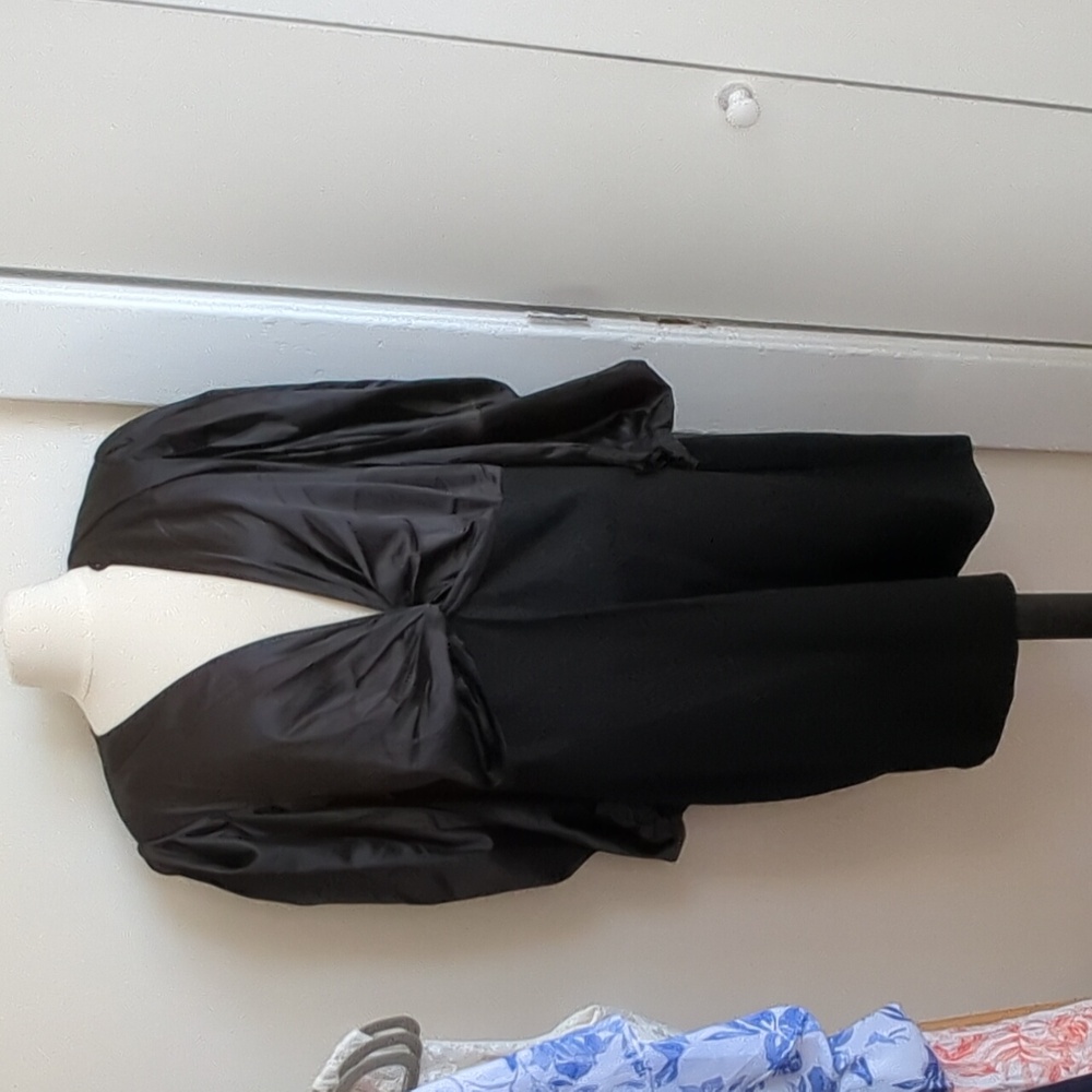 Plus size black dress